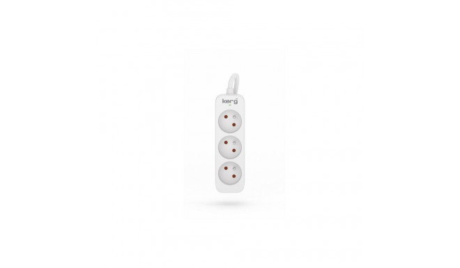 KERG power strip 3 sockets 3m 16A