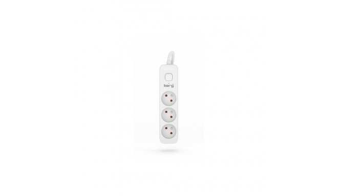 KERG power strip with switch 3 sockets  3m 10A