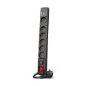 ACAR W2437 surge protector Black 6 AC outlet(s) 230 V 3m