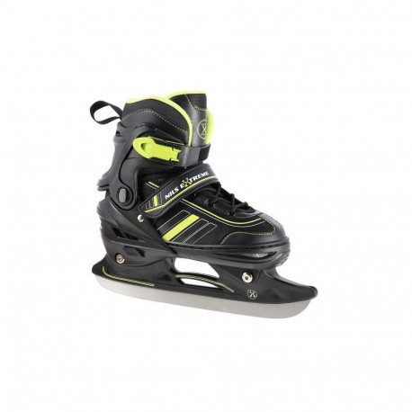 NILS EXTREME NH18191 2IN1 INLINE SKATES BLACK/LIME SIZE. M (34-38) WITH INTERCHANGEABLE HOCKEY SKATE