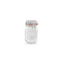 Leifheit Preserving and Storage Glass Jar With Clip Top Fastening Seal 1140ml