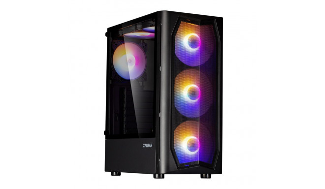 Zalman N4 Rev.1, ATX Mid Tower PC Case, 6 x 120mm RGB Fans, Black