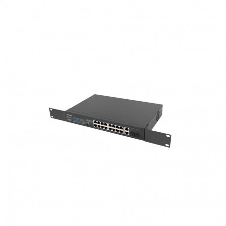 Network Switch - Lanberg 19" Poe+ 16x Gigabit Ethernet 250w