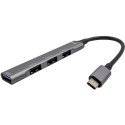 "D I-TEC USB-C METAL HUB 1X USB 3.0 + 3X"