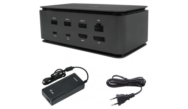 "D I-TEC USB4 DUAL DOCK + CHARGER"