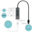 "D I-TEC USB 3.0 METAL 4-PORT HUB"