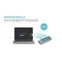"D I-TEC USB 3.0 HUB 10 PORT 48 W"