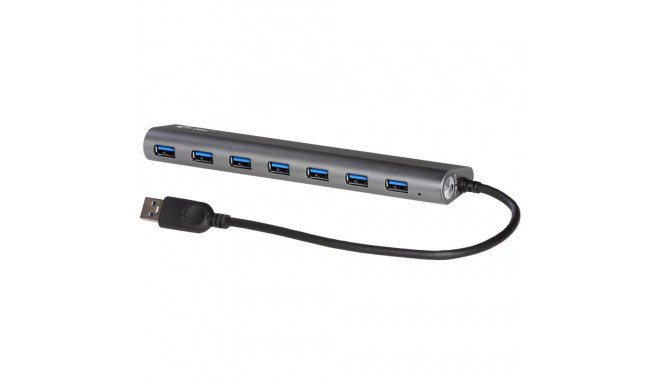 "D I-TEC USB 3.0 7-PORT HUB ALU."