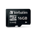 "CARD 16GB Verbatim Premium MicroSDHC 80MB/s"