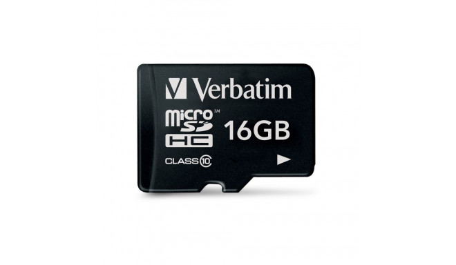 "CARD 16GB Verbatim Premium MicroHC 80MB/s"