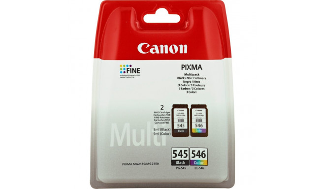 "Canon Tinte PG-545/CL-546 8287B005 2er Pack (BK/Color) gemäß ISO/IEC 24711"