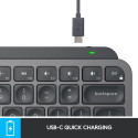 "NL Logitech MX Keys Mini Wireless Keyboard Dark Grey USL"