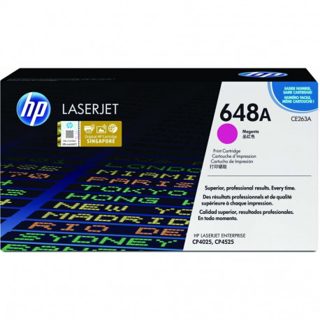 "HP 648A original Color LaserJet Toner cartridge CE263A magenta standard capacity 11.000 pages 1-pac