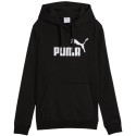 Bluza damska Puma ESS No.1 Logo Hoodie czarna 682390 01 S