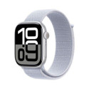 Apple Watch Series 10 GPS 46mm Silver Alu case, Blue Cloud Sport Loop EU MWWN3