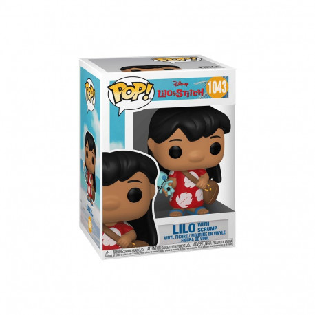 FUNKO POP! Vinyl figuur: Disney: Lilo & Stitch - Lilo (w/ Scrump)