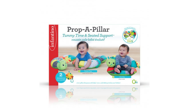 INFANTINO Pehme mänguasi-transformer Prop-a-pillar