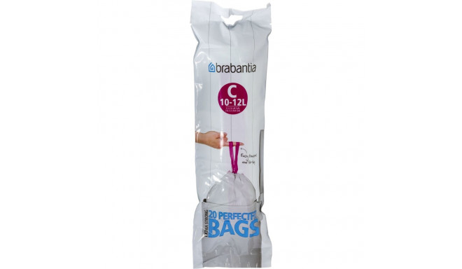 Brabantia PerfectFit prügikoti sisekott tüüp C 10-12 l, 20 kotti