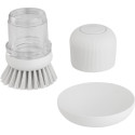 Brabantia Soap Dispensing Dish Brush  light grey