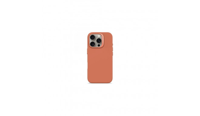 Decoded AntiMicrobial Silicone Backcover with MagSafe for iPhone 16 Pro - Orange