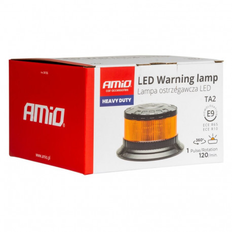 Vilkur 16 LED-i 12/24V oranž