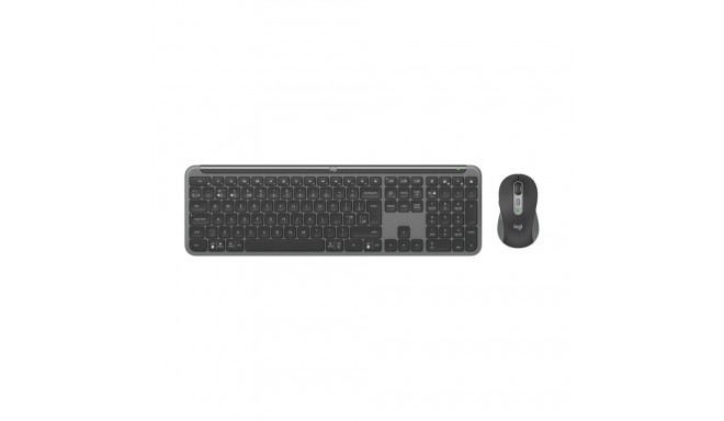 LOGITECH Signature Slim Combo MK950 Keyboard and mouse set wireless Bluetooth 5.1 LE QWERTY graphite