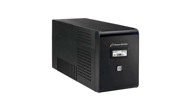 Power Walker UPS Line-Interactive 2000VA 2x Schuko 2x IEC RJ11/RJ45 USB  (VI 2000 LCD)