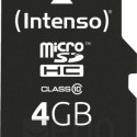 Intenso microSD-Card Class10 4GB Speicherkarte