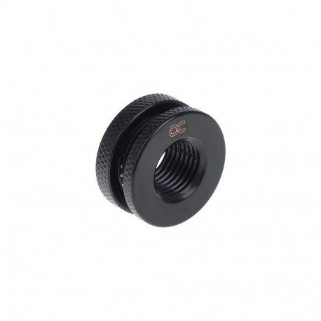 Alphacool bulkhead G1 / 4 connection (black, short version)