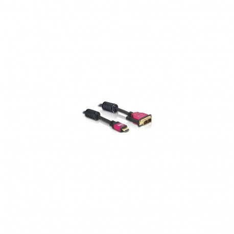 Adapter HDMI A (Stecker) > DVI (Stecker) (schwarz, 2 Meter)