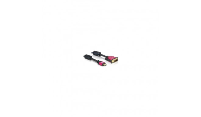 DeLOCK adapter HDMI A St> DVI plug 2 m
