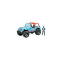Bruder Professional Series Jeep Cross country Racer blue with driver - 02541