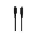Fixed | Vedel silikoonkaabel USB-C/Lightning, 2m | FIXDLS-CL2-BK