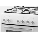Simfer | Cooker | 5405SERBB | Hob type Gas | Oven type Electric | White | Width 50 cm | Electronic i