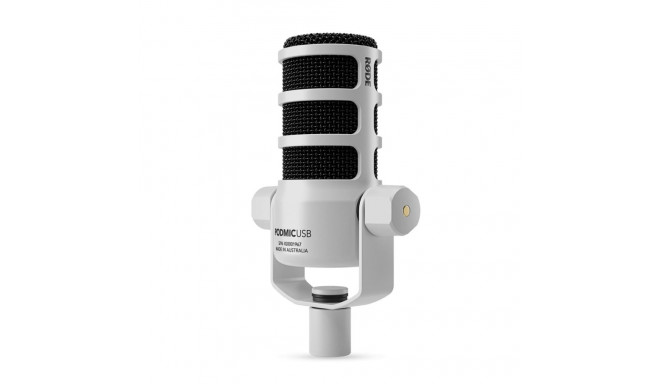RØDE PodMic USB valge - dünaamiline mikrofon podcastimiseks