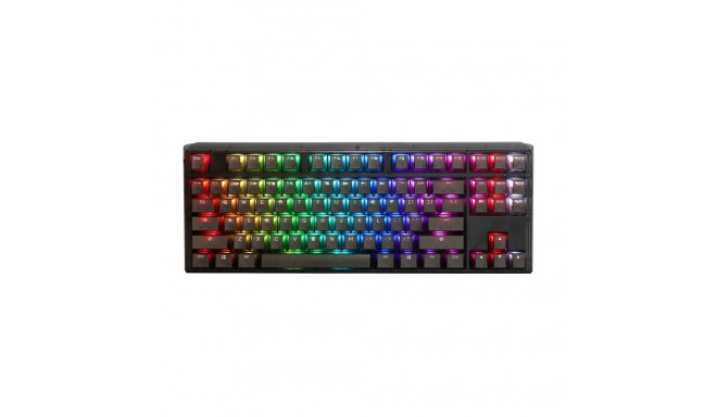 Ducky One 3 Aura must TKL mänguklaviatuur, RGB LED - MX-Red (US)