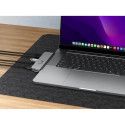 HYPER DUO PRO 7-ühes-2 USB-C jaotur USB Type-C 104 Mbit/s Hall