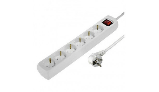 Power Socket - 6 Sockets with Switch Hama
