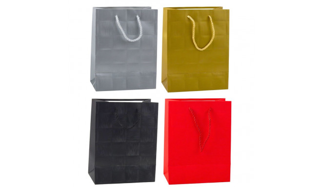 torba prezentowa kwadraty strukturaalne elegantne 23 x 18 x 10 cm