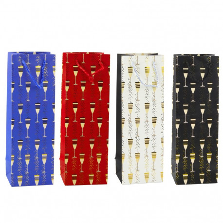 torba kingikott pudelile klaaside motiiviga 36 x 12 x 10 cm