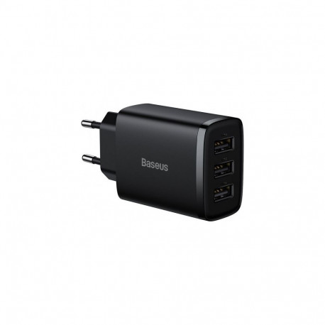 Baseus Compact Charger 3U 17W Black