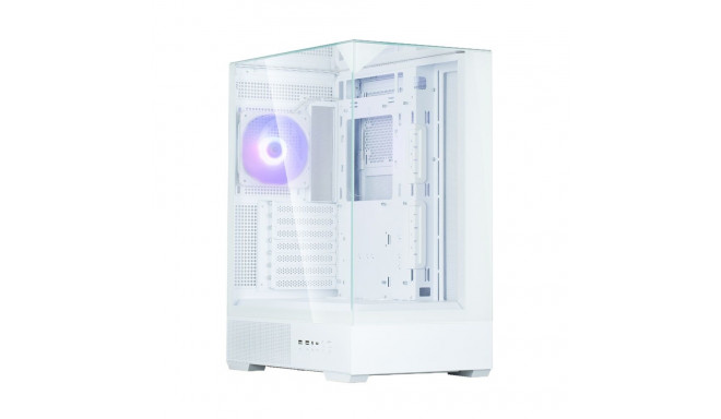 Zalman P40 Prism White, ARGB Fan x1