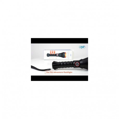 PNI Adventure F550 Crystal LED flashlight, 10W, aluminum, 2500lm, up to 700m, IPX6, 4000mAh battery