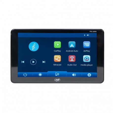 Car multimedia system PNI L8050 with 7-inch screen, Apple Carplay and Android Auto, Android/iPhone m