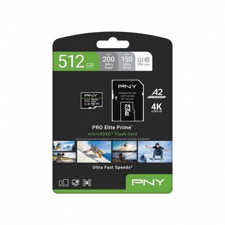 Memory card microSDXC Elite Prime 512GB + adapter SD