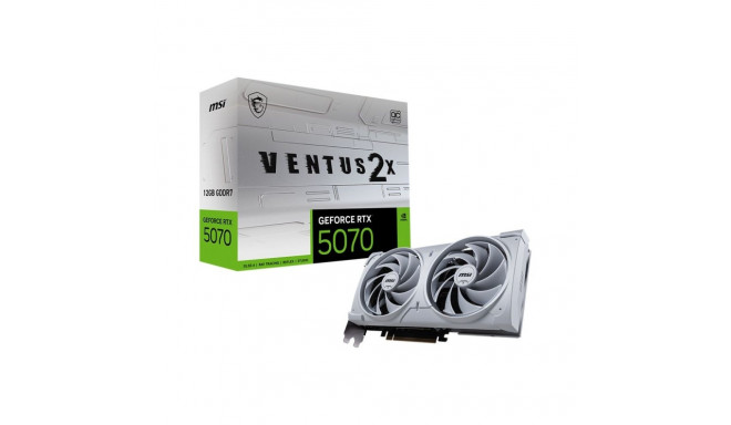 Graphics card GeForce RTX 5070 12G VENTUS 2X OC WHITE GDDR7 192bit