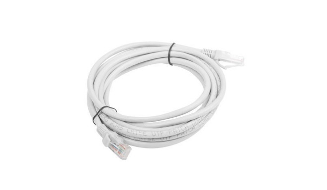 Lanberg patch cord Cat.6 UTP 3m, grey