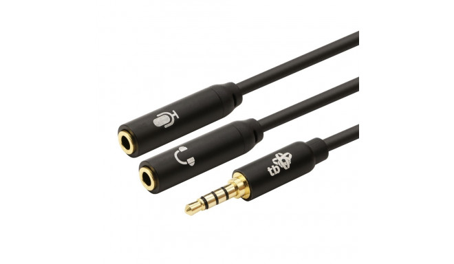 Adapter 3,5mm MiniJa ck-2x3,5mm MiniJack M/F