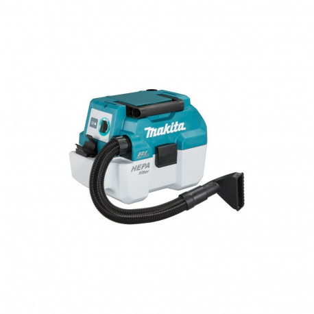 Dust Extractor - Makita DVC750LZX1 HEPA 7.5L 55W 2.5m Hose Blue, White