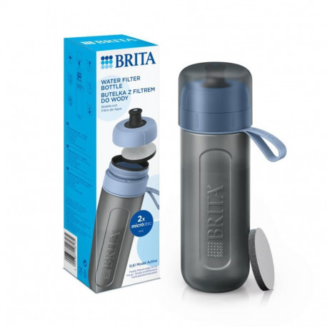 Water Filter Bottle - Brita Active 2-disc Blue